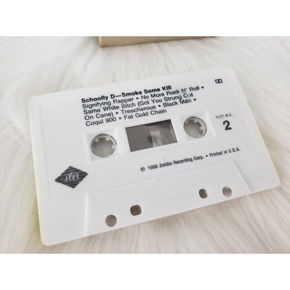 SCHOOLLY D CASSETTE TAPE SMOKE SOME‎ KILL - Picture 3 of 6
